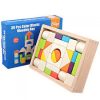 30 Piece Wooden Blocks With Wooden Box
