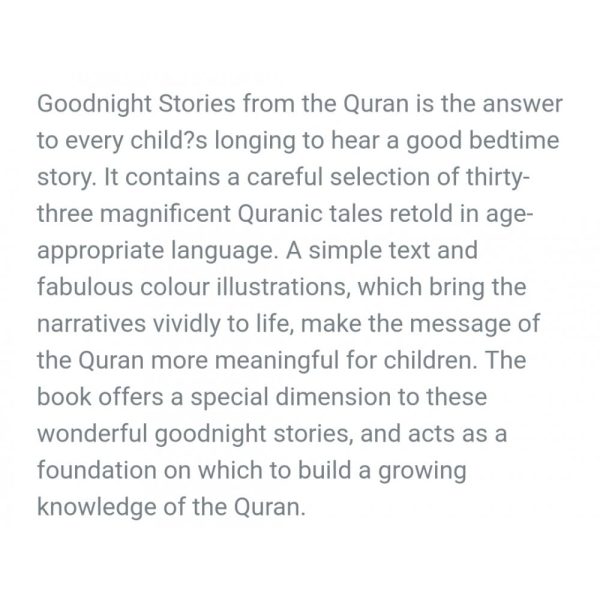 Alternative view of Goodnight Stories From The Quraan