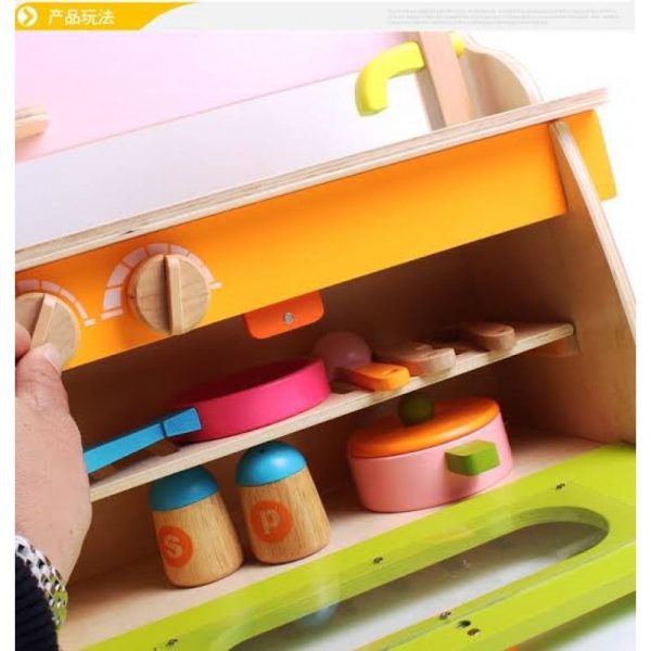 Alternative view of Wooden Kitchenette