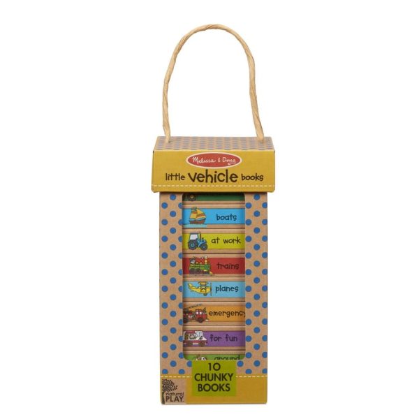 Melissa And Doug Book Tower -Little Vehicle Books