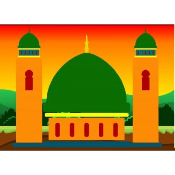 Sunset Masjid 12 Pc Puzzle