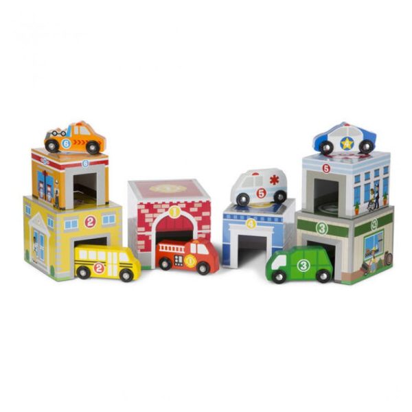 Mellissa And Doug - Nesting And Sorting Building And Vehicles