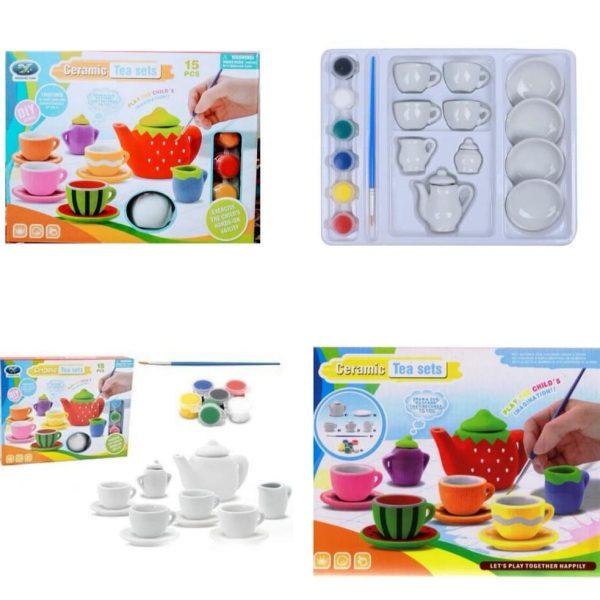 Alternative view of Paint Your Own Mini Tea Set