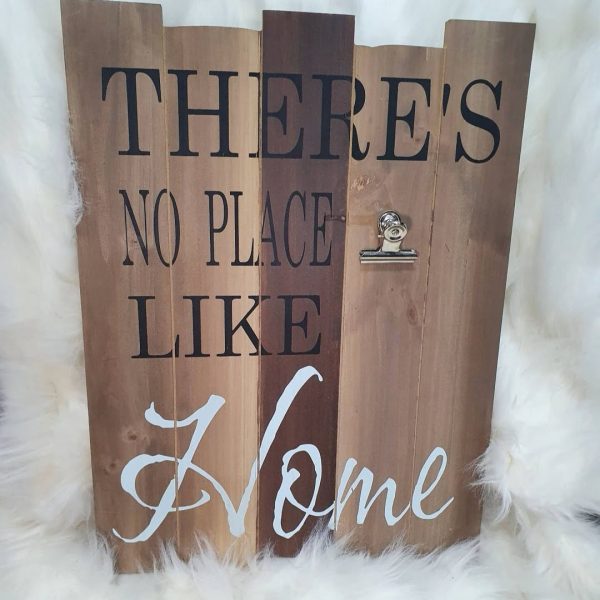 Wooden Frame with Note Clip
