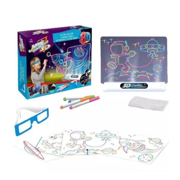 Alternative view of Magic 3D Drawing Board