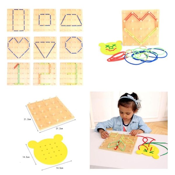 New Wooden Geometric Board