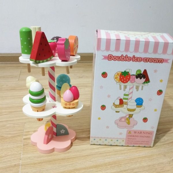 Wooden Ice Cream Stand