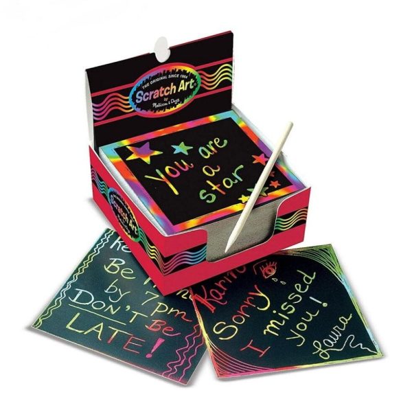 Alternative view of Mellisa And Doug Mini Scratch Art Notes - Neon