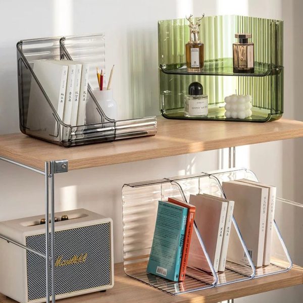 Modern Clear Triangular Organizer Box
