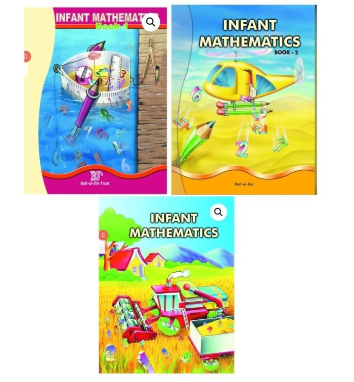 Baby Math Books Childworx Infant Mathematics 3 Part Book Set