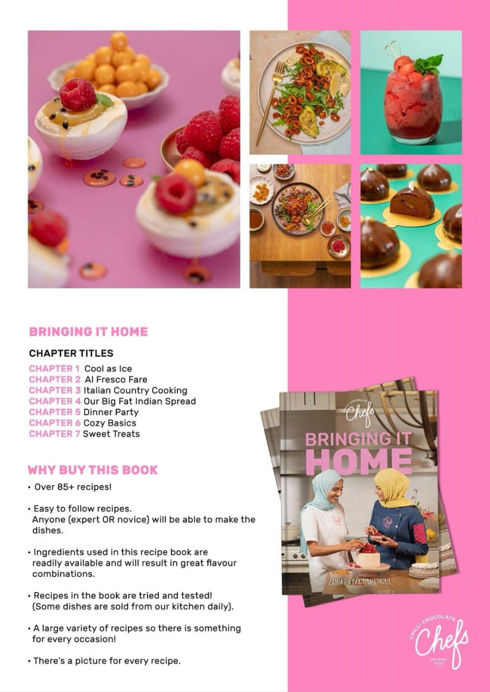 Bringing It Home by Chilli Chocolate Chefs-Recipe Book