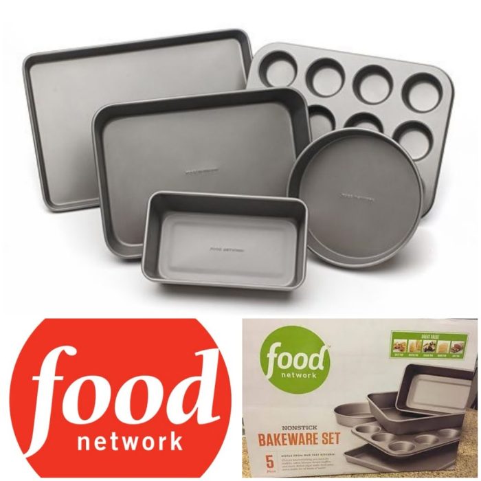 Food Network 5 Piece Non Stick Bakeware Set