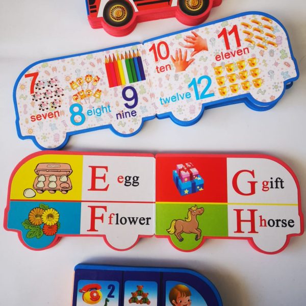 Number and Alphabet Bus Foam Book