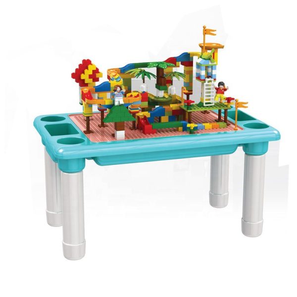 New Multifunctional Toy Blocks Table