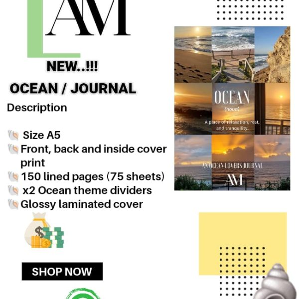 Alternative view of Ocean Journal/Notebook