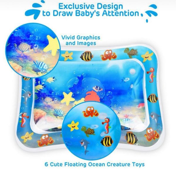 Baby Tummy Time Water Playmat