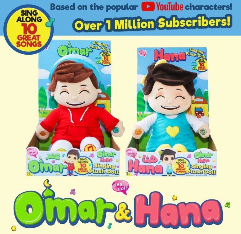 Introducing Omar and Hana Singing Plush Dolls The Little Gift Boutique