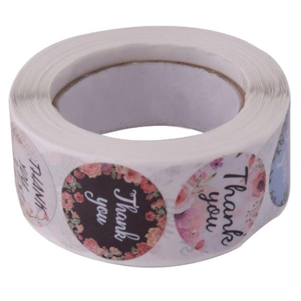 Alternative view of Thank you Stickers