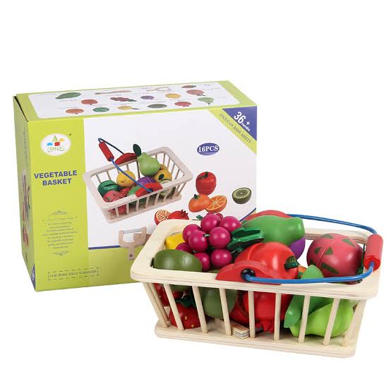 Wooden Vegetable Basket