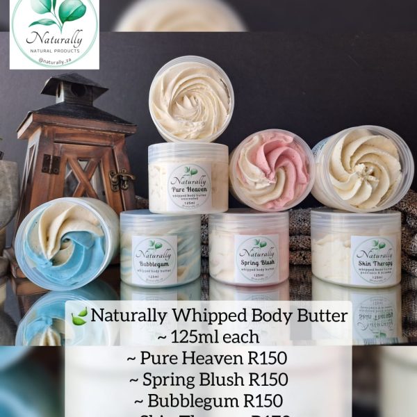 Naturally Whipped Body Butter - Spring Blush (125ml)
