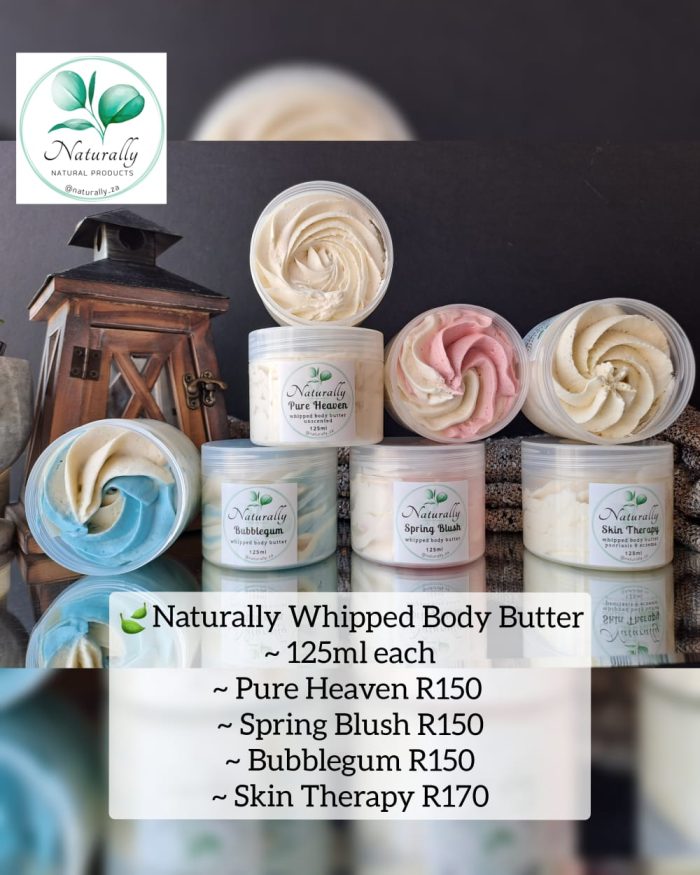 Naturally Whipped Body Butter - Spring Blush (125ml)