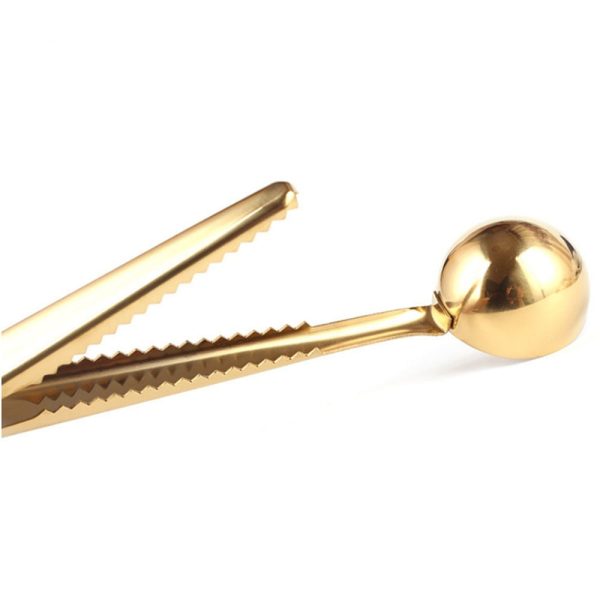 Stainless Steel Coffee bag clip with spoon