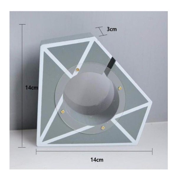 Kids Wood Diamond Shape Money Saving Bank