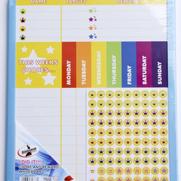 Alternative view of Magnetic Reward and Chore Board  