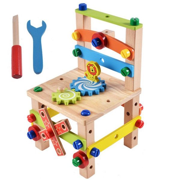 Montessori Kids Multi-Assembling Chair & Toy