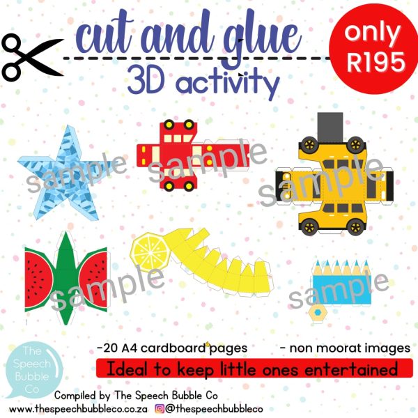 Cut & Glue 3D Activity