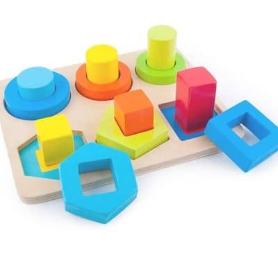 Alternative view of Shape Sorter Board