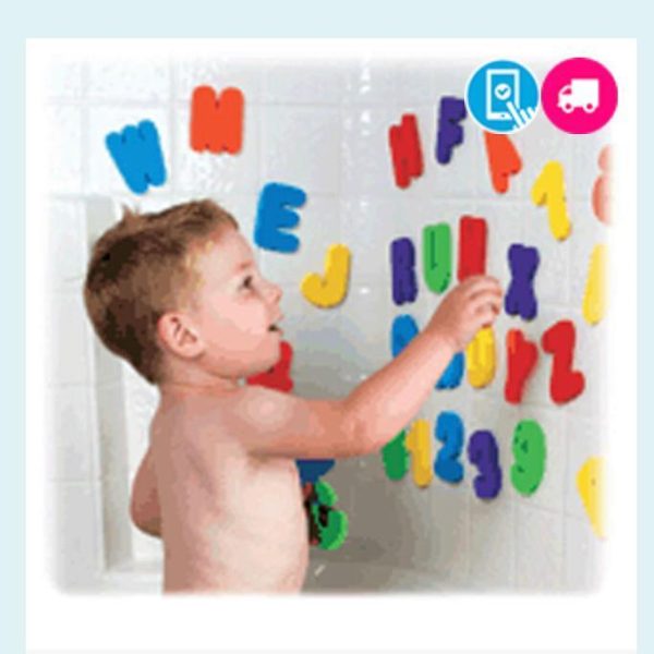 Alternative view of Munchkin Bath Letters