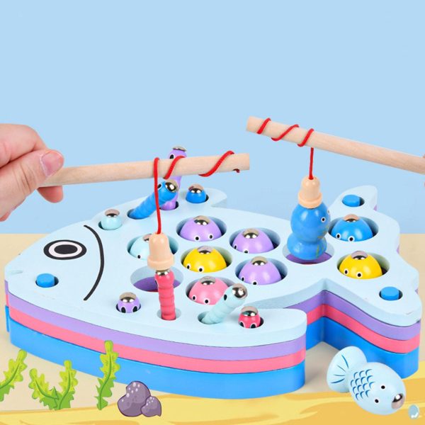 Wooden Fishing Montessori Game