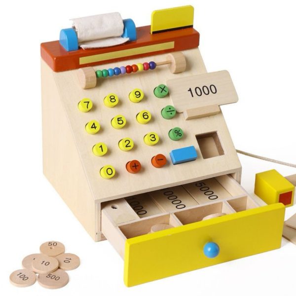 Wooden Cash Register