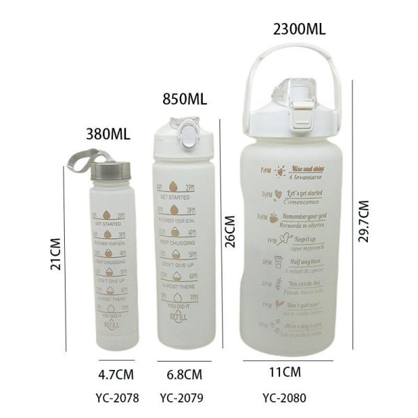 Alternative view of 3pcs Motivational Bottle