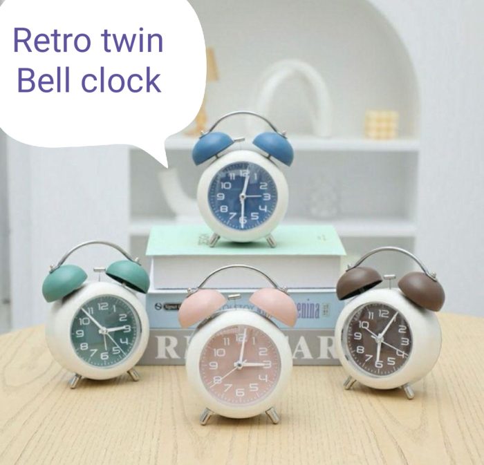 Retro Twin Bell Alarm Clock
