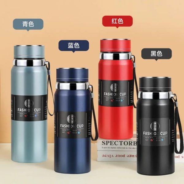 Thermos Bottle Water  1000ml Thermal Stainless Steel Flask