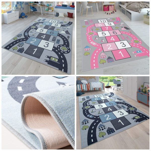 Kids Hopscotch Game Carpet