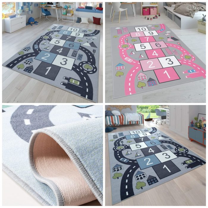 Kids Hopscotch Game Carpet