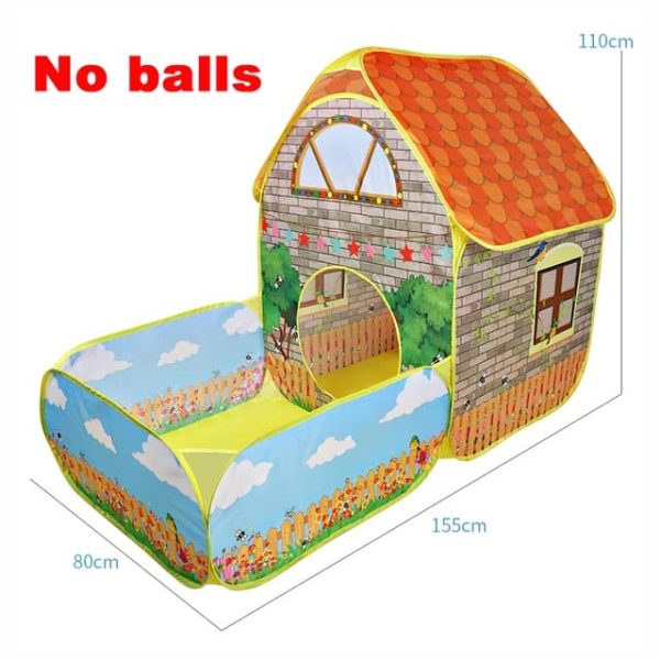 Alternative view of Kids Pop Up Tent With Courtyard Garden