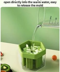 Alternative view of 6 GRID ICE CREAM MOULD WITH ICE BUCKET.