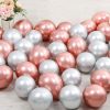 Rose Gold or Silver Pack 12 Balloons
