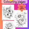 Floral Colouring Pages for Girls