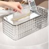 Multifunctional Tissue Box with Desktop Organizer