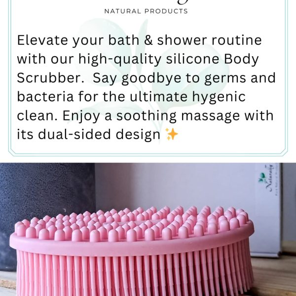 Alternative view of Naturally Silicone Bath Scrubber & Massage Brush