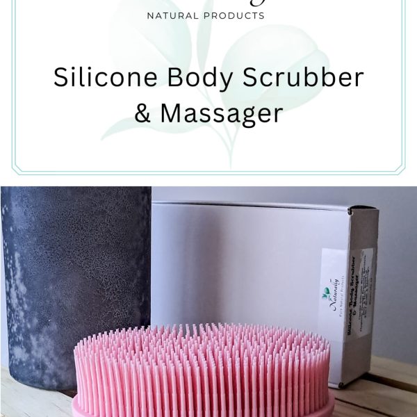 Naturally Silicone Bath Scrubber & Massage Brush