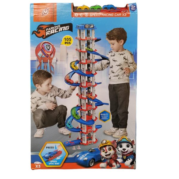 Spiral Parking Racing Track