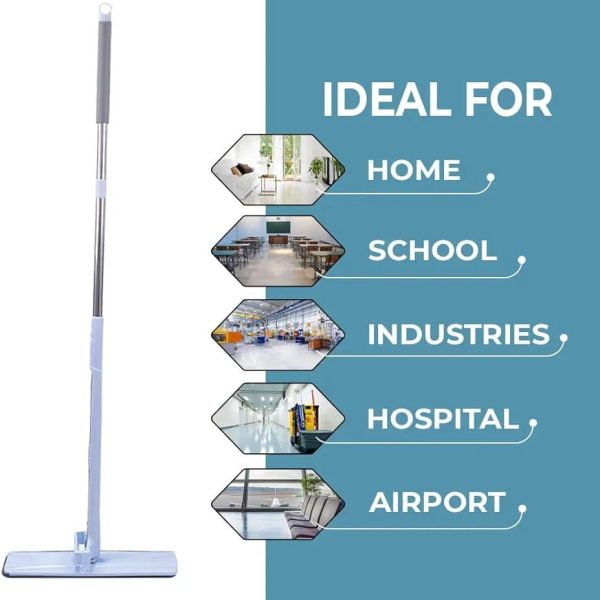 Alternative view of Microfiber Flat Squeeze Dry and Wet Mop 360°