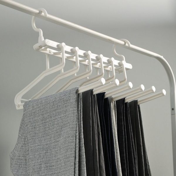 Alternative view of Multiple Layer Mobile Pants Storage Rack