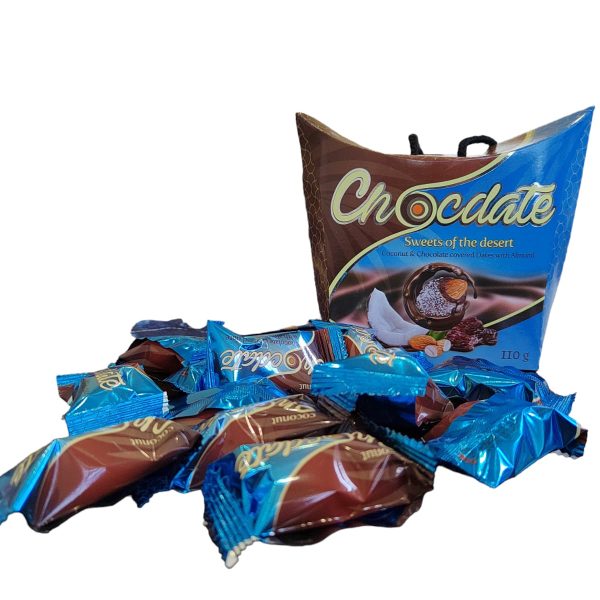Fawakhe Chocdate with Almond and Coconut 110g